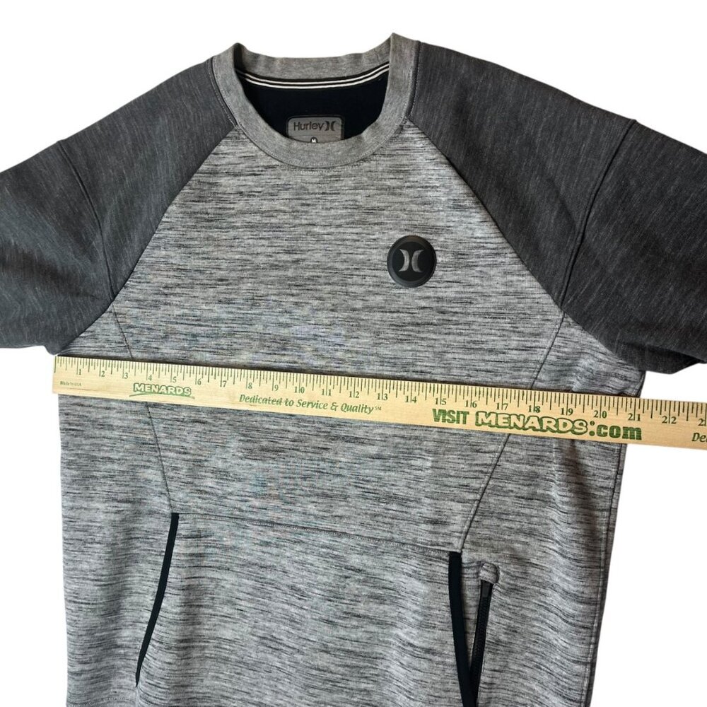 5/$25 Hurley Men's M Phantom Advance Crew Sweatshirt Gray Heather Sporty - Picture 8 of 9